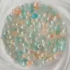 Flor de Flor de Cinco Pétalos de Acrílico Jelly de Dos Tonos Color Plateado 12mm Accesorios para el Cabello Estilo Antiguo DIY Pasadores Cuentas Sueltas Material Accesorios Adornos