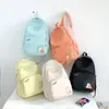 Mochila Escolar Fresca y Sencilla para Niñas, Estampado de Oso de Dibujos Animados, Adecuada para Estudiantes de Secundaria de Grados 3-6, Mochila de Alta Calidad