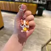 Nuevo Llavero de Pata de Gato y Cachorro de Dibujos Animados, Colgante para Mochila de Estudiante, Decoración de Bolso con Muñeca Pequeña, Regalo Pequeño