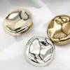 Botones Metálicos Redondos Cóncavos de Aleación de Zinc con Pie Alto Cosidos a Mano para Abrigos y Trajes Accesorios de Ropa DIY Venta al por Mayor