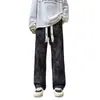 Pantalones Casuales de Moda Americana para Hombre de Primavera y Otoño, Pantalones Largos Versátiles Tie-Dye, Pantalones Casuales Deportivos de Caída para Hombre