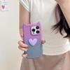 Orejas de gato con cambio gradual, adecuadas para iPhone 15, funda para Apple 14Pro Max, resistente a caídas, 13Pro, simple, 12 unidades