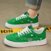 Zapatos de tela con flores grandes, zapatos de skate para estudiantes, moda personalidad Joker, zapatos deportivos casuales para hombre, zapatos de moda para adolescentes, una generación de cabello