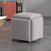 Fabricante de Taburete Cubo de Rubik Venta al por Mayor Sofá Cinco en Uno Taburete Pequeño Almacenamiento Combinable Taburete Cuadrado Taburete para Cambiar Zapatos en la Entrada Taburete