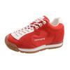 Tênis de Treino Retro Agande Feminino Sola Grossa Florzinhas Sapatos de Passeio 2025 Novo Respirável Versátil Casual Esportivo Tênis de Corrida