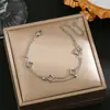 Pulseira de Aço Titânio Estilo Novo Não Desbota Japonesa e Coreana para Mulheres, Versátil Estilo Ins Pulseira de Joias da Moda Personalizada, Atacado Não Desbota