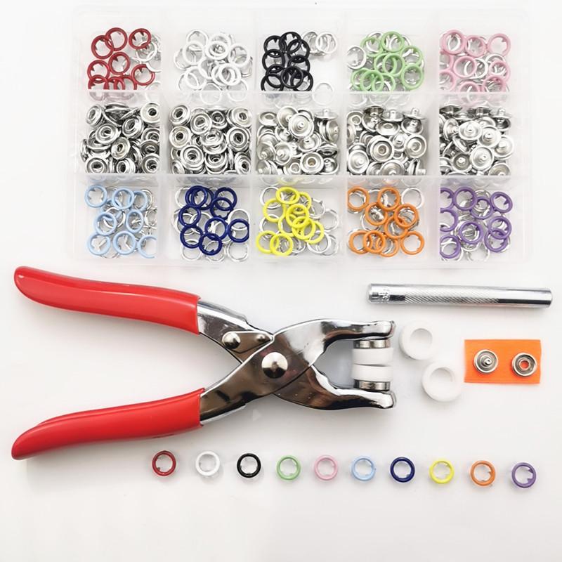 10色空心五爪扣100套装2