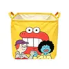 Caja de almacenamiento impermeable de dibujos animados, organizador plegable para ropa y juguetes, bolsa de almacenamiento plegable impermeable para ropa