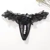 Calcinhas de Lingerie Sexy Plus Size para Mulheres, Tanga de Renda com Entrepierna Aberta, Não Precisa Tirar, Totalmente Transparente, Calcinhas T Sedutoras Estilo Europeu e Americano