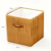 Cesta de Almacenamiento Hecha de Jacinto de Agua Tejido, Cesta de Almacenamiento Plegable Hecha a Mano, Más Vendida en Amazon, Almacenamiento Natural para Exteriores para Acampar