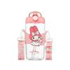 Caneca espacial Sanrio coolomi fofa para crianças 2024 novo para beber diretamente verão canudo menina fofa caneca de dupla bebida