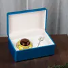 Yuerui Latas de Té Esmaltadas Cajas de Regalo Almacenamiento de Materiales Medicinales de Alta Gama Sello Pequeño Altar Cerámico Botella de Té Grande Vacía