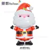 Novo Balão de Natal Árvore de Natal Vara de Mão Papai Noel Sino de Natal Presente Decoração de Festa Arranjo