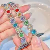 Pulsera de Caramelo de Azúcar en Cubos para Correa de Apple Watch Nueva Pulsera Elástica de Caramelo Accesorio Versátil de Gama Alta