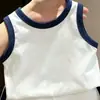 Conjunto de Chaleco de Algodón Puro para Niños, Ropa de Verano de Algodón Puro sin Mangas con Pantalones Cortos para Niños, Nuevo Conjunto de Dos Piezas de Verano para Niños y Niñas