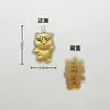 Llavero Popular Waterbe Rubí Oro Puro 999 Dibujos Animados Colgante Lindo Cadena para Teléfono Móvil Colgante de Moda Creativo Venta al por Mayor