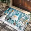 Serie de Árbol de Navidad Más Vendida de Temu Transfronteriza Felpa de Cristal Alfombrillas Decorativas de Piso para Sala de Estar, Entrada, Dormitorio, Resistentes a Manchas, En Stock al por Mayor