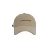 Boné de Baseball Novo Estilo Coreano para Primavera e Verão para Mulheres com Letras Bordadas, Circunferência da Cabeça Grande, Boné Versátil Casual para Uso ao Ar Livre para Homens
