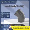 Cinza claro curva 45 graus UPVC ponte de suprimento de água para irrigação piscina aquicultura tratamento de água conexões de tubos de pressão 1.0Mpa atacado
