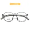 15009 Monturas de Gafas Juveniles Estilo Nuevo, Ultraligeras de Tr90 Flexibles y Resistentes a Caídas, Color Macarrón Transparente, Gafas Unisex