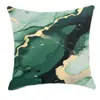 Funda de Almohada Dorada con Textura de Mármol Nueva de Amazon Almohada para el Hogar Dormitorio Sofá Cojín Lumbar