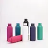 Comercio Exterior Americana Mate Boca Pequeña Botella de Acero Inoxidable 304 Botella de Agua Portátil para Exteriores Pintura de Goma Taza Termo Deportiva Venta al por Mayor
