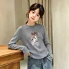 Camiseta Básica de Manga Larga para Niña, Cuello Redondo, Corte Ajustado, Estilo Casual Elegante, Ropa Interior, Nuevo Estilo Otoño/Invierno