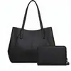 Bolso de Mujer 2026 Nueva Moda Estilo Coreano Clásico Venta Directa de Fábrica Bolso Tote de Dos Piezas Gran Capacidad Bolso Madre-Hija