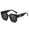 2024 Europa y Estados Unidos X estándar caja pequeña gafas de sol de moda retro para mujer sensación de alta gama gafas de sol de red social disco para hombre
