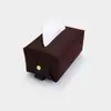 Fábrica de Origem Caixa de Lenços de Couro para Carro, Caixa de Lenços para Carro, Bolsa de Papel para Carro, Caixa de Lenços Criativa para Carro