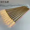 Luzes de corredor novo estilo, velas decorativas de casamento, enfeites pretos e dourados, lustres de vela para salão de casamento e salão de banquetes
