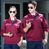 Ropa de trabajo de ingeniería con cuello alto para primavera y otoño, traje de manga larga para soldadura, ropa de taller para hombres, ropa de trabajo para reparación de automóviles, uniforme de trabajo, ropa de protección laboral