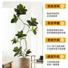 Higuera Bengalí Simulada Planta en Maceta de Piso para Sala de Estar Decoración junto al Sofá, Planta Artificial de Alta Gama, Planta Verde Grande