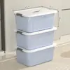 Caja de Almacenamiento Engrosada para Ropa, Juguetes, Snacks de Casa y Coche, Caja de Almacenamiento de Respaldo, Caja de Almacenamiento tipo Canasta de Plástico