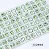Taladro de uñas Dongzhou 8*6 broca octagonal larga de fondo puntiagudo explosiones de la red social taladro para decoración de uñas taladro de vidrio brillante venta al por mayor