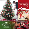 Los colgantes decorativos de madera de Navidad y Halloween son adecuados para decorar diversas fiestas navideñas.