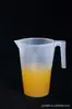 Copo medidor de plástico com escala, recipiente medidor com tampa, grau alimentício, copo medidor de grande capacidade, loja de chás e leites para panificação, béquer doméstico