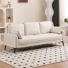 Sofá de lujo ligero para salas de estar pequeñas, sofá simple de dos o tres plazas para apartamentos, tiendas de ropa, propiedades de alquiler, áreas de descanso y áreas de recepción