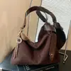Bolso Tote de Gamuza para Viajes Diarios para Mujer, Nuevo Otoño 2026 Vintage de Alta Gama, Bolso Cruzado de Gran Capacidad