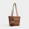 Bolso Grande Tejido de Paja para Mujer 2026 Nuevo Estilo Bolso de Hombro Versátil Bolso de Mano de Moda Cesta Tote Bolso Tejido