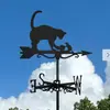 Explosiones Transfronterizas de Amazon Artesanías de Metal Pintura en Aerosol Decoración de Techos Veletas Adornos Arte de Hierro para Exteriores de Patio