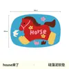Alfombra de Baño de Dibujos Animados de Ponis Barro de Diatomeas Secado Rápido Absorbente de Agua Antideslizante Felpudo de Pie Entrada Resistente al Desgaste Fácil de Cuidar Felpudo de Puerta Alfombra