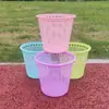 Cubo de Papel Hueco de Plástico para el Hogar Cubo de Basura para Sala de Estar Oficina Baño Cubo de Papel Grande Venta al por Mayor