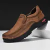 Site independente XKNZ sapatos masculinos mais vendidos mocassins masculinos tamanho grande sapatos casuais antiderrapante respirável palmilha de látex