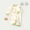 Body de bebé para Primavera y Otoño, Mameluco de Algodón Puro, Mameluco de Manga Larga para Bebé Recién Nacido, Ropa de Casa para Bebé e Infantil, Traje para Gatear, Pijama