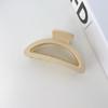 Clip de Garra Nuevo de Otoño e Invierno Coreano Material de Resina Clip de Color Sólido Disco de Cabeza Trasera Pinza para el Cabello Pinza para el Cabello Decorativa de Citas Accesorios para el Cabello Pinza para el Cabello