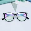Tienda de gafas de venta rápida, monturas grandes retro TR90, monturas para gafas de miopía para hombres y mujeres, fabricantes al por mayor, nicho de uñas de arroz, decoración para estudiantes