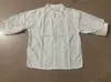 Transfronteiriça Verão 2023 Europeia e Americana Desejo Comércio Exterior Amazon Feminina Nova Gola V Gola Alta Bordada Renda Blusa Camisa