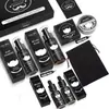 Set Completo de Cuidado de Barba para Hombres Transfronterizo de 5 Piezas Peine para Barba Peine de Doble Cara Perfumado con Rodillo Líquido para Crecimiento de Barba