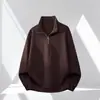 Sudadera de pana retro americana con solapa, estilo nuevo, pantalones casuales rectos holgados, traje de dos piezas para hombre